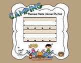 Camping Theme Name or Word Strips