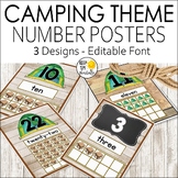 Camping Theme Number Posters and More!  Camping Theme Clas