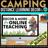 Camping Theme | Online Teaching Backdrop | Google Classroo