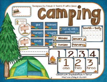 Preview of Camping Theme {Organization & Decor)
