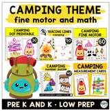 Camping Theme Preschool End of Year Activities BUNDLE