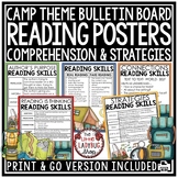 Camping Theme Reading Comprehension Strategies Skills Post