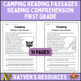 Camping Theme Reading Passages Close Reading Comprehension