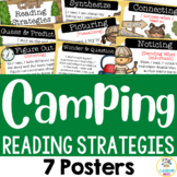 Camping Theme: Reading Comprehension Strategy Posters (Bul