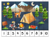 Camping Theme Sequence Number Puzzles