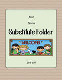 Camping Themed Substitute Folder Forms