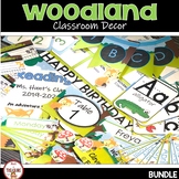 Camping Theme and Woodland Animals Classroom Decor BUNDLE