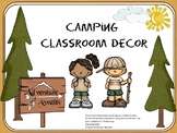 Camping Theme with Campers, Animals & Teacher Planner, man