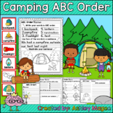 Camping Themed ABC Order Center/Station with differentiati