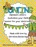 Camping Themed Buntings- Customize Your Own Banner!