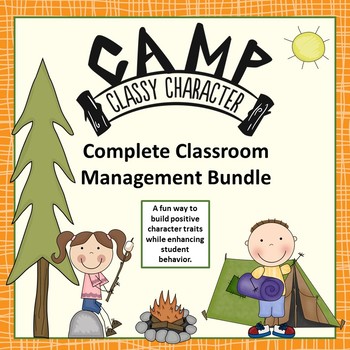 Preview of Camping Themed Classroom Management Lessons Improve Social Emotional Climate