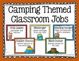 Camping Themed Classroom Jobs