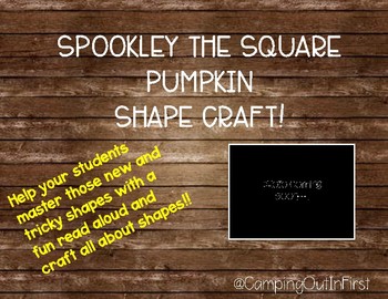 Preview of Spookley the Square Pumpkin Shape Craft