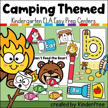 Happy Little Kindergarten: Camp Kindergarten: 8 Camp-Themed Literacy  Centers for Kindergarten