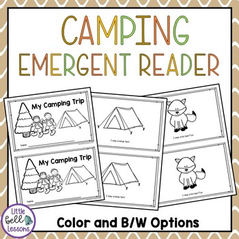 Preview of Camping Themed Emergent Reader