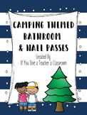 Camping Themed Hall Passes`