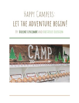 Preview of Camping Themed Integrated Unit Plan