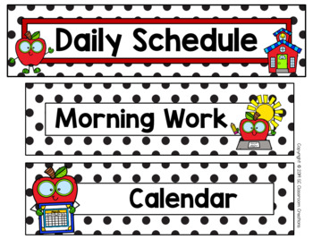 Camping Themed Schedule Cards - Classroom Decor by SC Classroom Creations