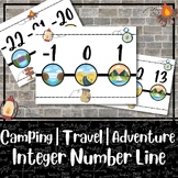 Camping | Travel | Adventure Themed Number Line 0 - 122 | 