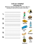 Camping Trip Packing List