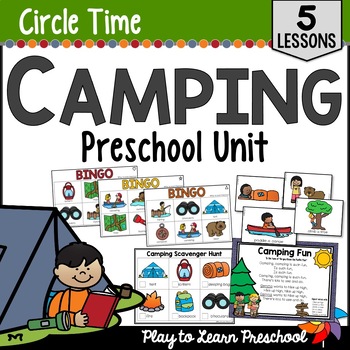 Preview of Camping Unit | Lesson Plans - Activities for Preschool Pre-K