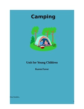 Preview of Camping Unit for Young Children