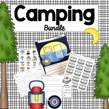 Preview of Camping Week with Mr. Magee's Camping Spree Book Activities
