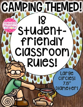 https://ecdn.teacherspayteachers.com/thumbitem/Camping-Woodlands-Outdoor-Themed-Colorful-Classroom-Rules-18-2012553-1657563607/original-2012553-1.jpg