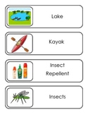 Camping Word Cards