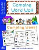 Camping Word Cards for your Word Walls - Get Ready for Cam