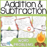 Camping Themed Addition and Subtraction Word Problems