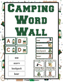 Camping Word Wall Cards