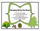 Camping Write the Room