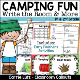 Camping Day Write the Room & I Have Who Has - Fun Summer S