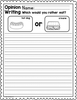 Camping Writing Activities for centers, small groups, whole class, or ...