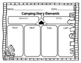 Camping Writing, Graphic Organizers and More