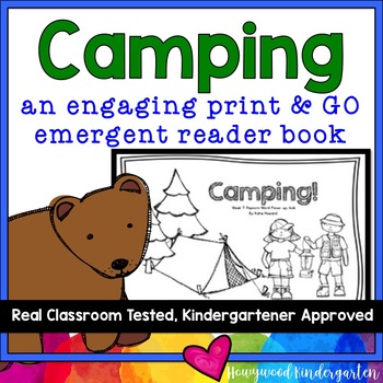 Preview of Camping : an Engaging, Rhyming, Emergent Reader Book Kids LOVE!