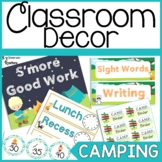 Camping Themed Classroom Decor and Organization