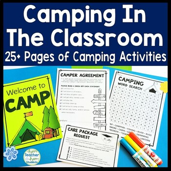 Preview of Camping in the Classroom: 25+ Pages of Camp Activities for Camping Themed Fun!