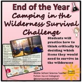 Camping in the Wilderness Survival Challenge Critical Thin