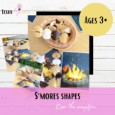 Camping theme S'mores shapes, fine motor|independent activ