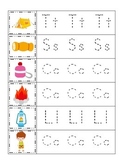 Camping themed Trace the Beginning Sound preschool and pre
