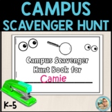 Back To School Activities Scavenger Hunt | Discover the Campus