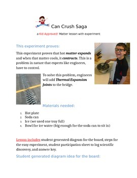 Preview of Can Crush Saga: A Matter Lesson and Experiment