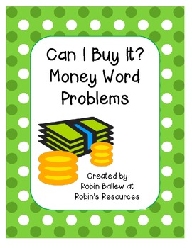 Can I Buy It? Money Word problems