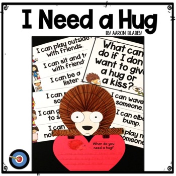 Preview of I Need a Hug: Writing Craft and Discussion Cards with ELA and Math
