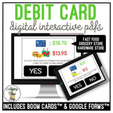 Debit Card Digital Interactive Activities
