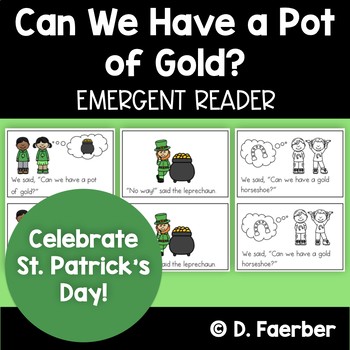 Preview of St. Patrick's Day Emergent Reader - Can We Have a Pot of Gold?