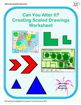 Preview of Can You Alter It? Creating Scaled Drawings Worksheet