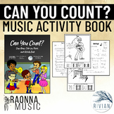 Can You Count Sing Along Color by Music and Music Activity Book #